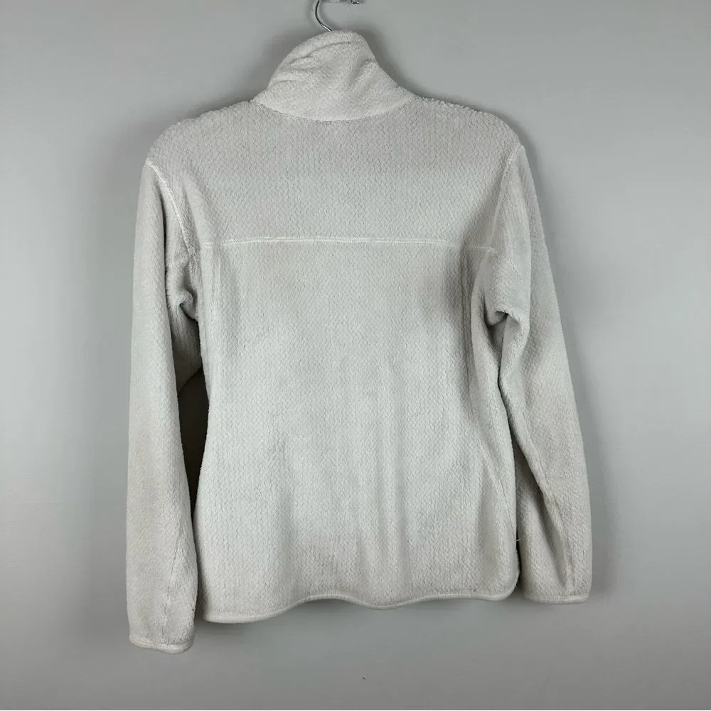 Patagonia Fleece Pullover Re-Tool Snap-T Cream Ecru White size M - Picture 2 of 5